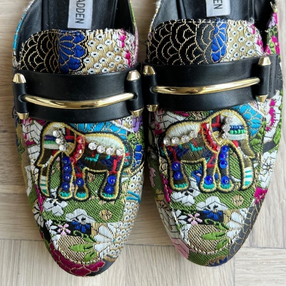 Steve Madden Kandi Elephant Mule Sz 6